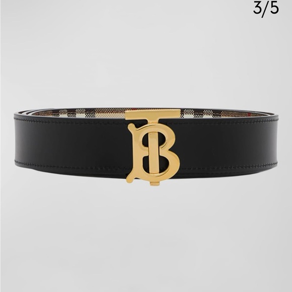 Burberry TB check belt. Excellent condition with dust bag, size Lg. - Picture 2 of 8